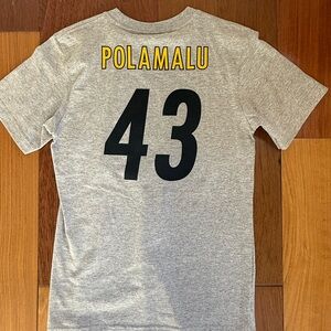 Steelers PALAMALU boys L tshirt NEW